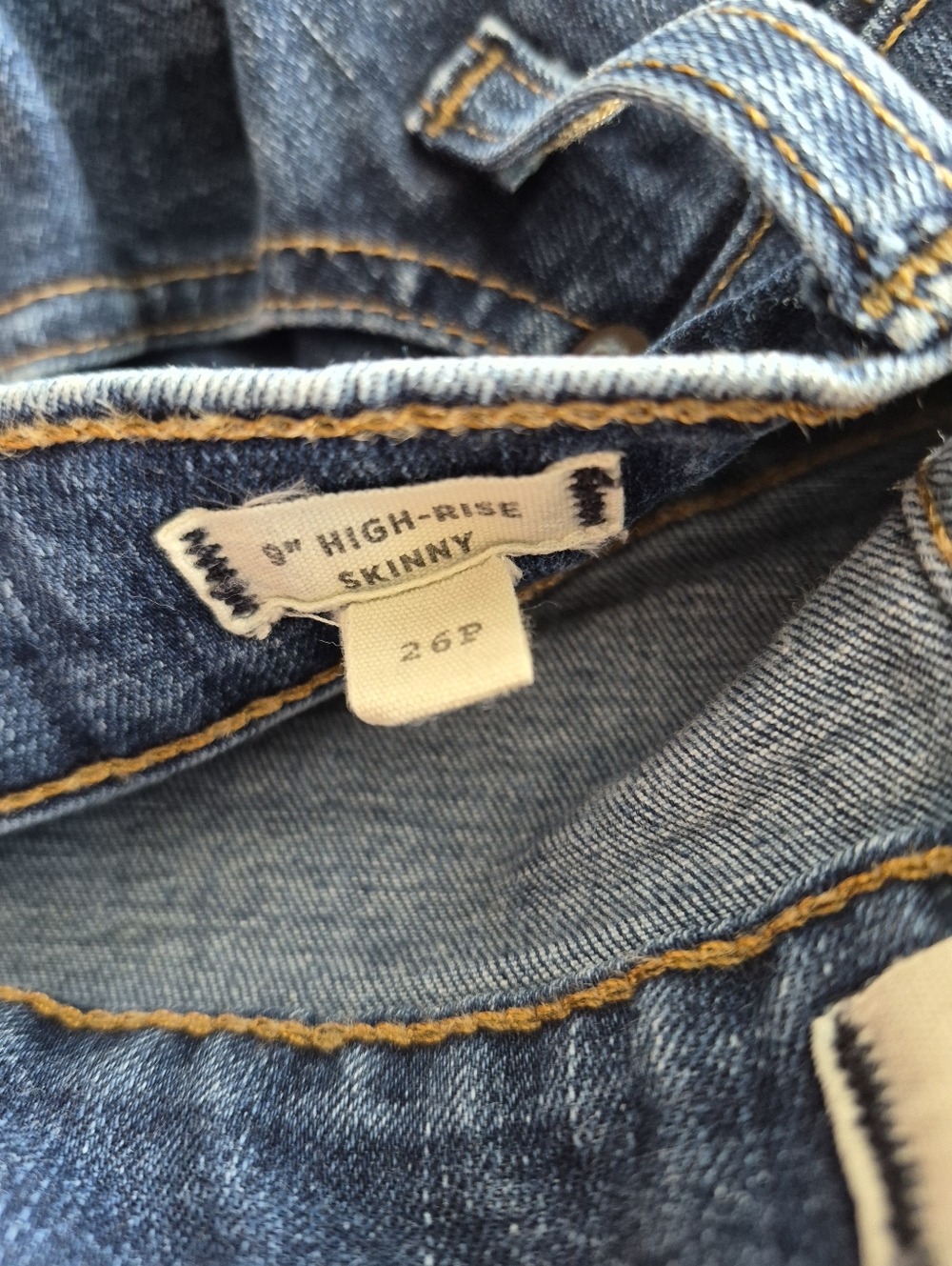 Madewell High Rise Skinny Jeans Button Fly 26 Petite 26P - Picture 10 of 10